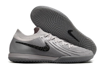 Nike Phantom GX 2 Elite IC Indoor & Futsal Soccer Shoes - Grey/Black