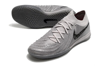 Nike Phantom GX 2 Elite IC Indoor & Futsal Soccer Shoes - Grey/Black