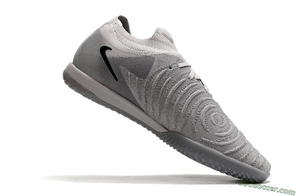 Nike Phantom GX 2 Elite IC Indoor & Futsal Soccer Shoes - Grey/Black 4