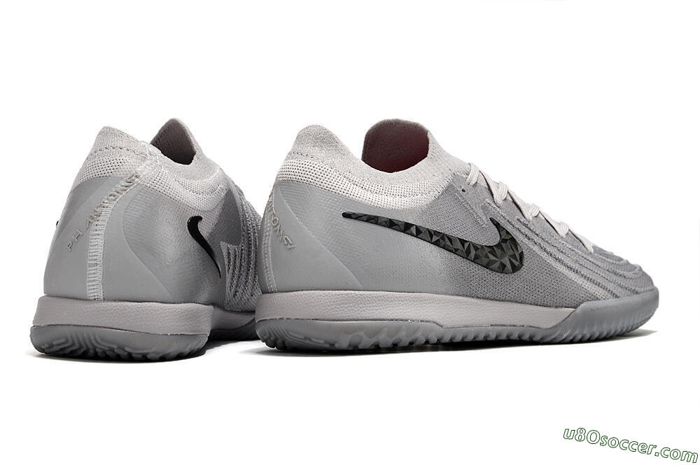 Nike Phantom GX 2 Elite IC Indoor & Futsal Soccer Shoes - Grey/Black 6