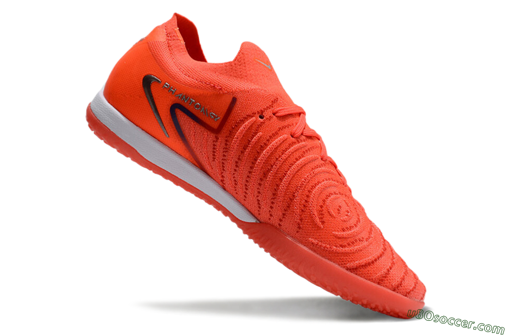 Nike Phantom GX 2 Elite IC Indoor & Futsal Soccer Shoes - Red/Silver/Blue 4