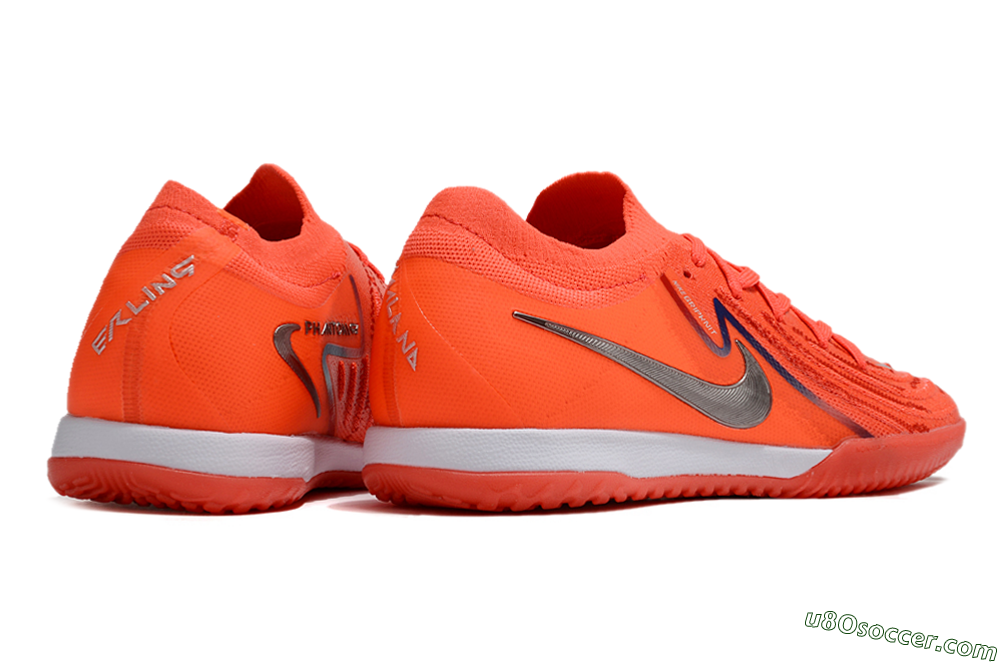 Nike Phantom GX 2 Elite IC Indoor & Futsal Soccer Shoes - Red/Silver/Blue 6