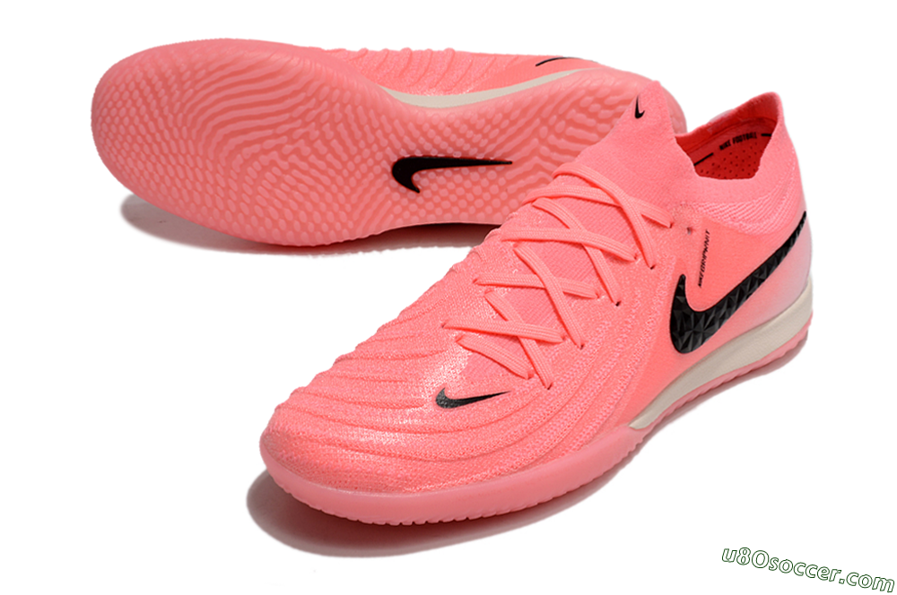 Nike Phantom GX 2 Elite IC Indoor & Futsal Soccer Shoes - Pink/Black/White 3