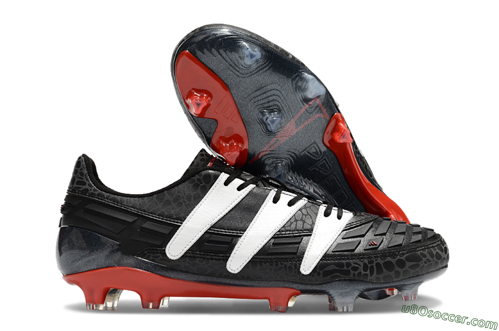 Adidas Predator Accelerator 94 FG Firm Ground Soccer Cleats - Black/White/Red 1