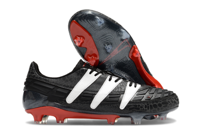 Adidas Predator Accelerator 94 FG Firm Ground Soccer Cleats - Black/White/Red