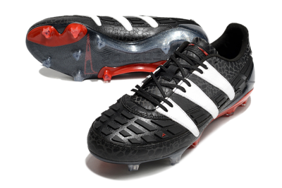 Adidas Predator Accelerator 94 FG Firm Ground Soccer Cleats - Black/White/Red