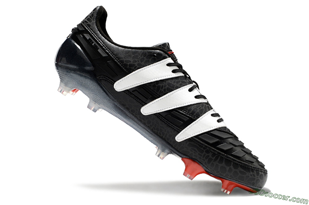 Adidas Predator Accelerator 94 FG Firm Ground Soccer Cleats - Black/White/Red 4