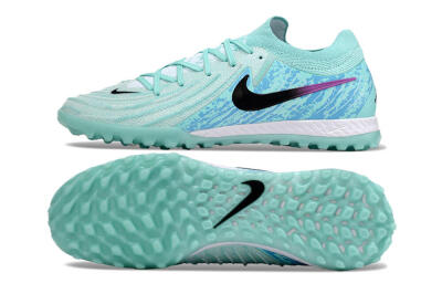 Nike Phantom GX 2 Elite TF Artificial Turf Soccer Shoes - Jade/Blue/Black