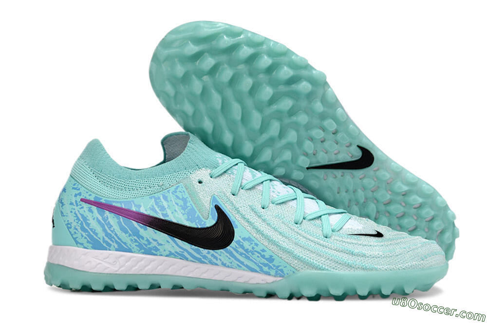 Nike Phantom GX 2 Elite TF Artificial Turf Soccer Shoes - Jade/Blue/Black 1