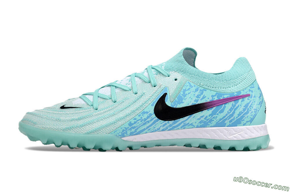Nike Phantom GX 2 Elite TF Artificial Turf Soccer Shoes - Jade/Blue/Black 2