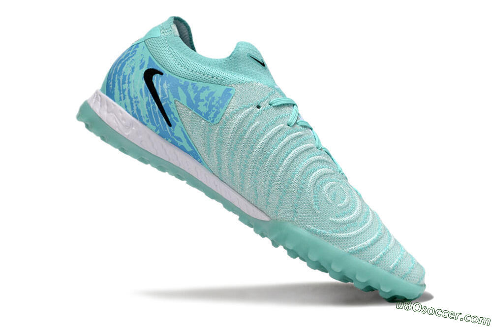 Nike Phantom GX 2 Elite TF Artificial Turf Soccer Shoes - Jade/Blue/Black 4
