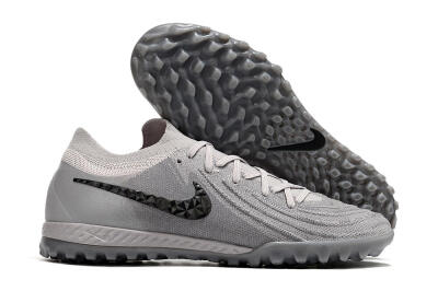 Nike Phantom GX 2 Elite TF Artificial Turf Soccer Shoes - Grey/Black