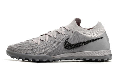 Nike Phantom GX 2 Elite TF Artificial Turf Soccer Shoes - Grey/Black