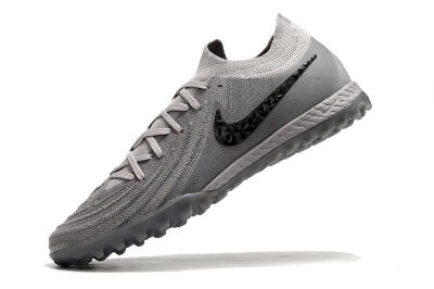 Nike Phantom GX 2 Elite TF Artificial Turf Soccer Shoes - Grey/Black
