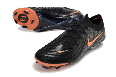 Nike Phantom Luna Elite NU FG Firm Ground Soccer Cleats - Black/Grey/Orange