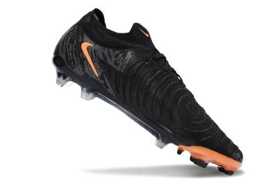 Nike Phantom Luna Elite NU FG Firm Ground Soccer Cleats - Black/Grey/Orange