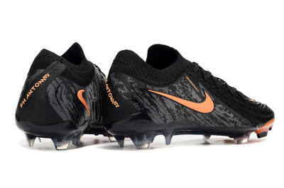 Nike Phantom Luna Elite NU FG Firm Ground Soccer Cleats - Black/Grey/Orange