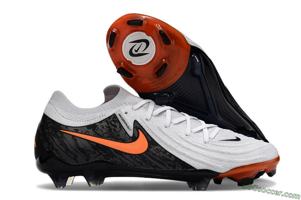 Nike Phantom Luna Elite NU FG Firm Ground Soccer Cleats - White/Black/Red 1