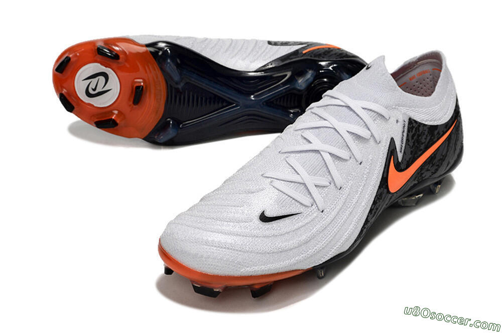 Nike Phantom Luna Elite NU FG Firm Ground Soccer Cleats - White/Black/Red 3