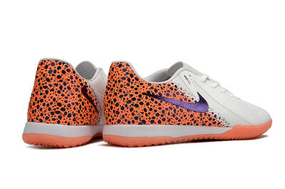 Nike Phantom GX 2 Acad LV8 IC Indoor & Futsal Soccer Shoes - White/Blue/Orange
