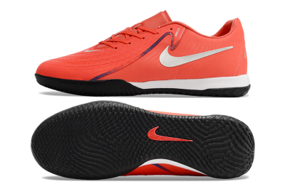 Nike Phantom GX 2 Acad LV8 IC Indoor & Futsal Soccer Shoes - Red/Silver/White/Black