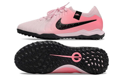 Nike Tiempo Legend 10 Pro TF Artificial Turf Soccer Shoes - Pink/Black/White