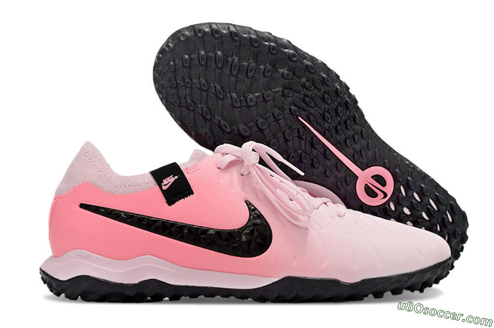 Nike Tiempo Legend 10 Pro TF Artificial Turf Soccer Shoes - Pink/Black/White 1
