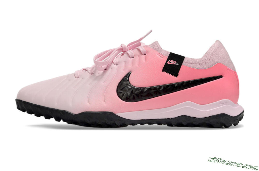 Nike Tiempo Legend 10 Pro TF Artificial Turf Soccer Shoes - Pink/Black/White 2