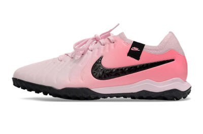 Nike Tiempo Legend 10 Pro TF Artificial Turf Soccer Shoes - Pink/Black/White