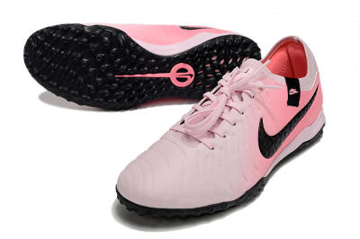 Nike Tiempo Legend 10 Pro TF Artificial Turf Soccer Shoes - Pink/Black/White