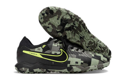 Nike Tiempo Legend 10 Pro TF Artificial Turf Soccer Shoes - Camo/Black/Yellow