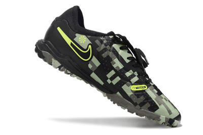 Nike Tiempo Legend 10 Pro TF Artificial Turf Soccer Shoes - Camo/Black/Yellow
