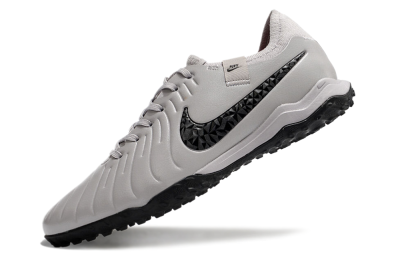 Nike Tiempo Legend 10 Pro TF Artificial Turf Soccer Shoes - Grey/Black/Pink