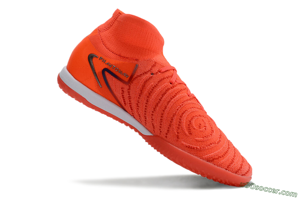 Nike Phantom Luna Elite NU IC Indoor & Futsal Soccer Shoes - Red/Silver/White 4