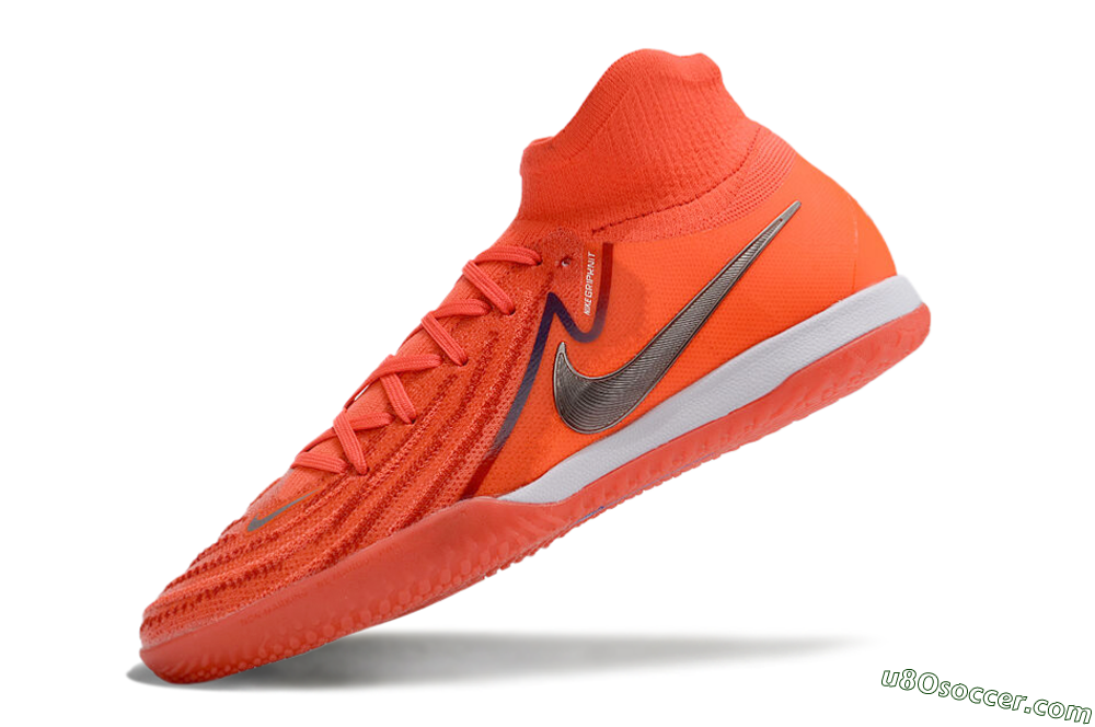 Nike Phantom Luna Elite NU IC Indoor & Futsal Soccer Shoes - Red/Silver/White 5
