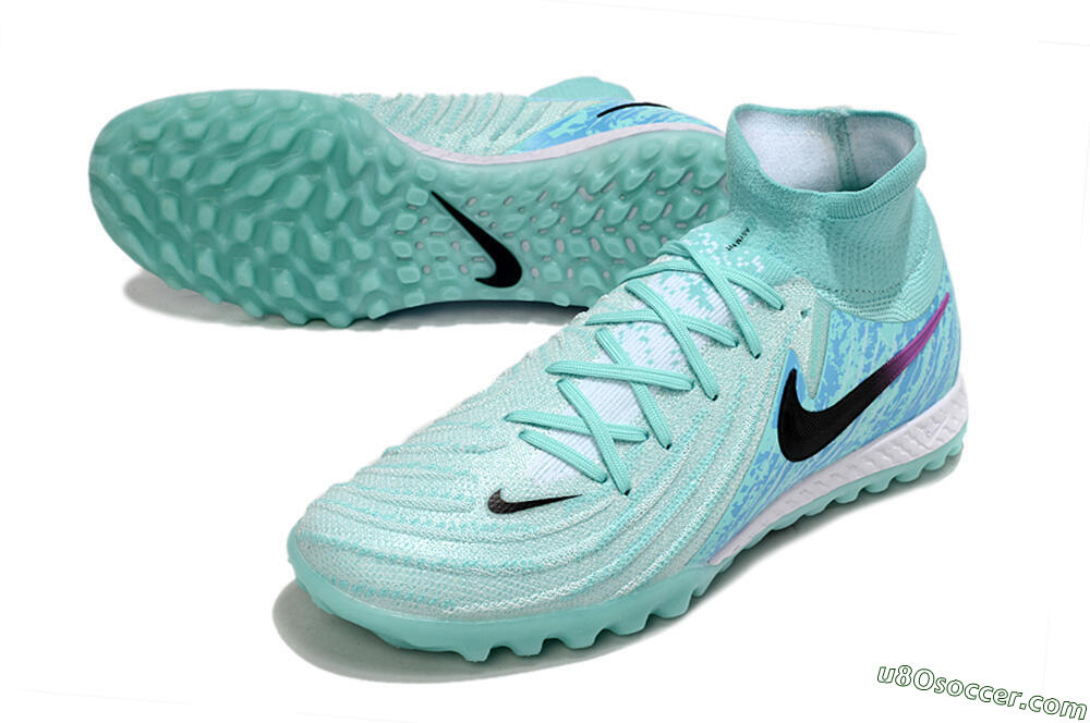Nike Phantom Luna Elite NU TF Artificial Turf Soccer Shoes - Jade/Blue/Black 3
