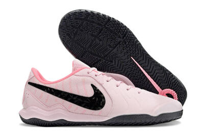 Nike Tiempo Legend 10 Academy IC Indoor & Futsal Soccer Shoes - Pink/Black