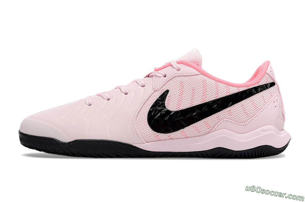 Nike Tiempo Legend 10 Academy IC Indoor & Futsal Soccer Shoes - Pink/Black 2