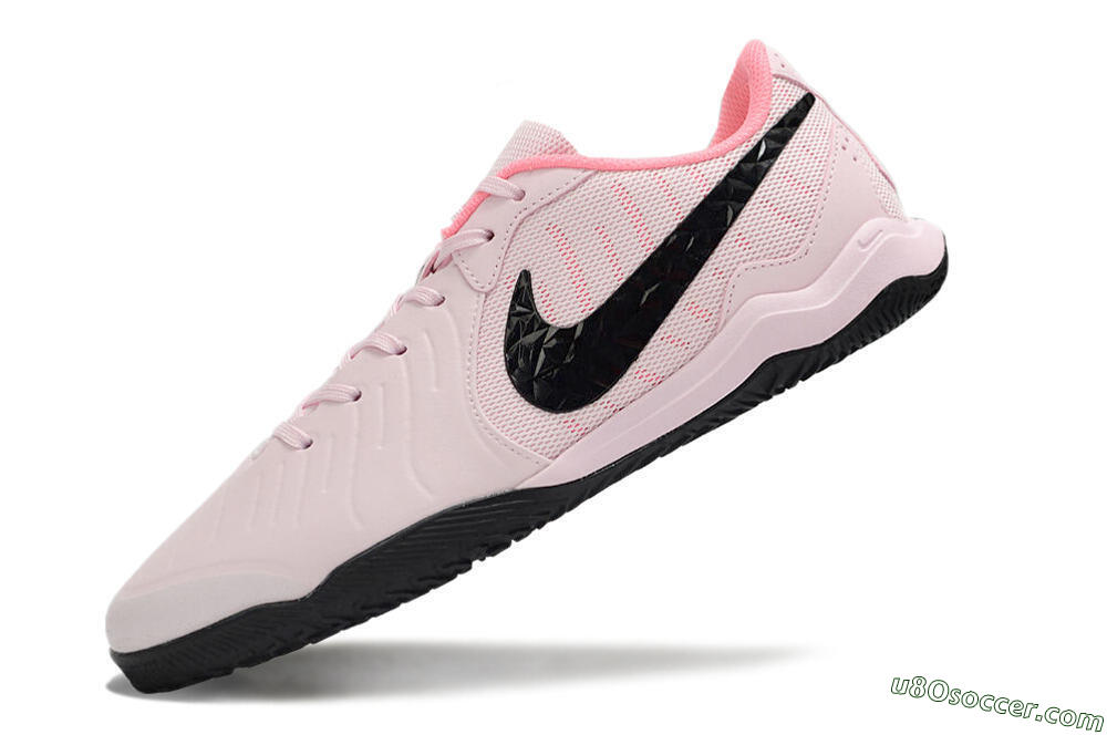 Nike Tiempo Legend 10 Academy IC Indoor & Futsal Soccer Shoes - Pink/Black 5