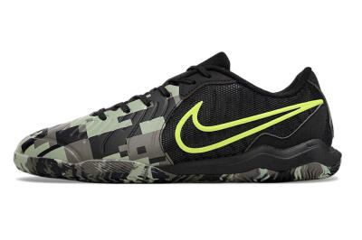 Nike Tiempo Legend 10 Academy IC Indoor & Futsal Soccer Shoes - Camo/Black/Yellow