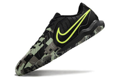 Nike Tiempo Legend 10 Academy IC Indoor & Futsal Soccer Shoes - Camo/Black/Yellow