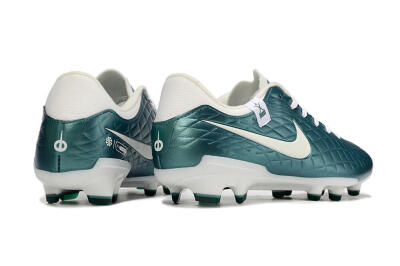 Nike Tiempo Legend 10 Academy FG Firm Ground Soccer Cleats - Green/Beige/White