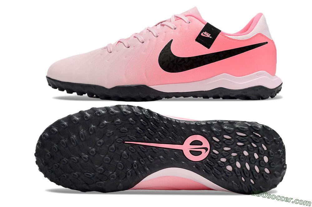 Nike Tiempo Legend 10 Academy TF Artificial Turf Soccer Shoes - Pink/Black/White 0