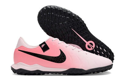 Nike Tiempo Legend 10 Academy TF Artificial Turf Soccer Shoes - Pink/Black/White