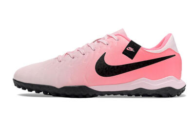 Nike Tiempo Legend 10 Academy TF Artificial Turf Soccer Shoes - Pink/Black/White