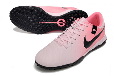 Nike Tiempo Legend 10 Academy TF Artificial Turf Soccer Shoes - Pink/Black/White