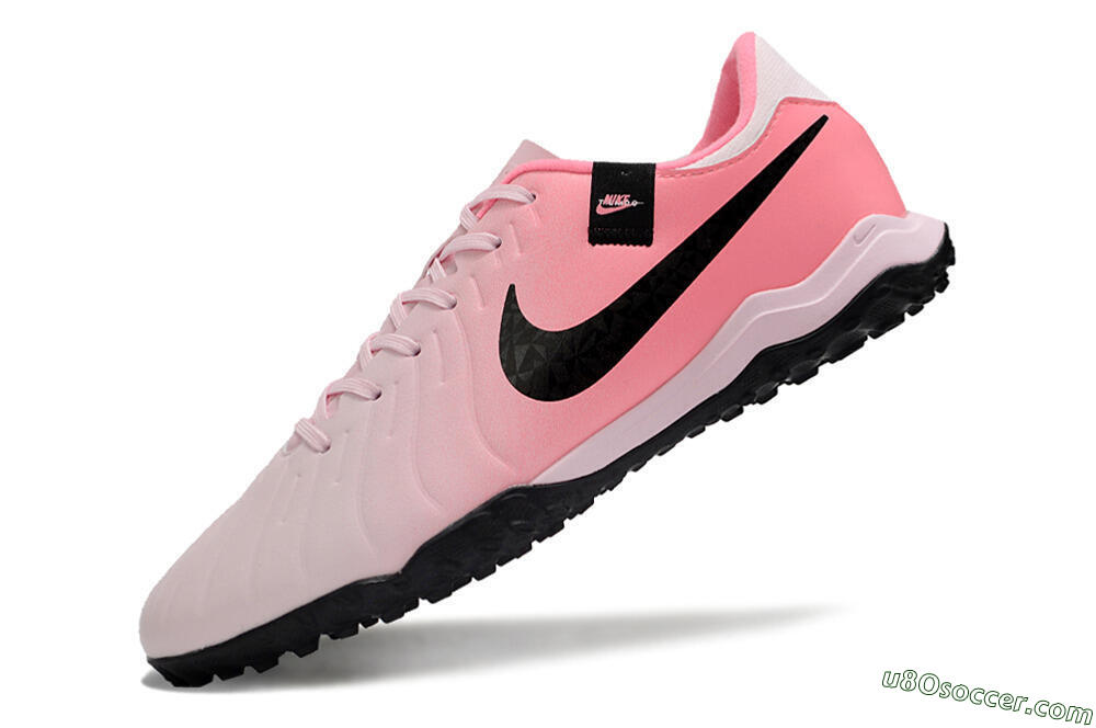 Nike Tiempo Legend 10 Academy TF Artificial Turf Soccer Shoes - Pink/Black/White 5