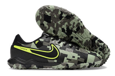 Nike Tiempo Legend 10 Academy TF Artificial Turf Soccer Shoes - Camo/Yellow