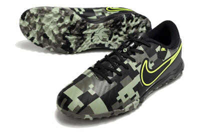 Nike Tiempo Legend 10 Academy TF Artificial Turf Soccer Shoes - Camo/Yellow