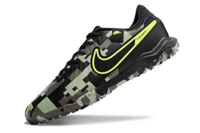 Nike Tiempo Legend 10 Academy TF Artificial Turf Soccer Shoes - Camo/Yellow